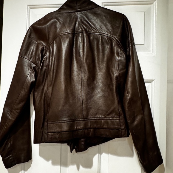 Brown Theory Leather jacket - Picture 2 of 3